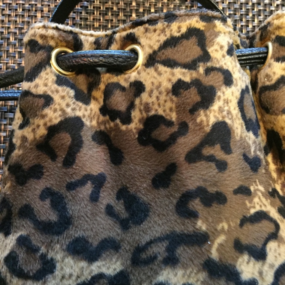 CLOSEOUT Mini Leopard Hobo Boho Purse - Picture 8 of 8